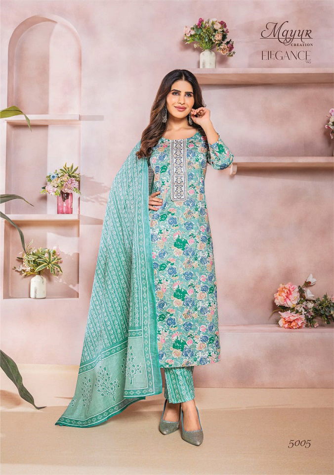 Elegance Vol 5 By Mayur Printed Cotton Dress Material Wholesalers In Mumbai

